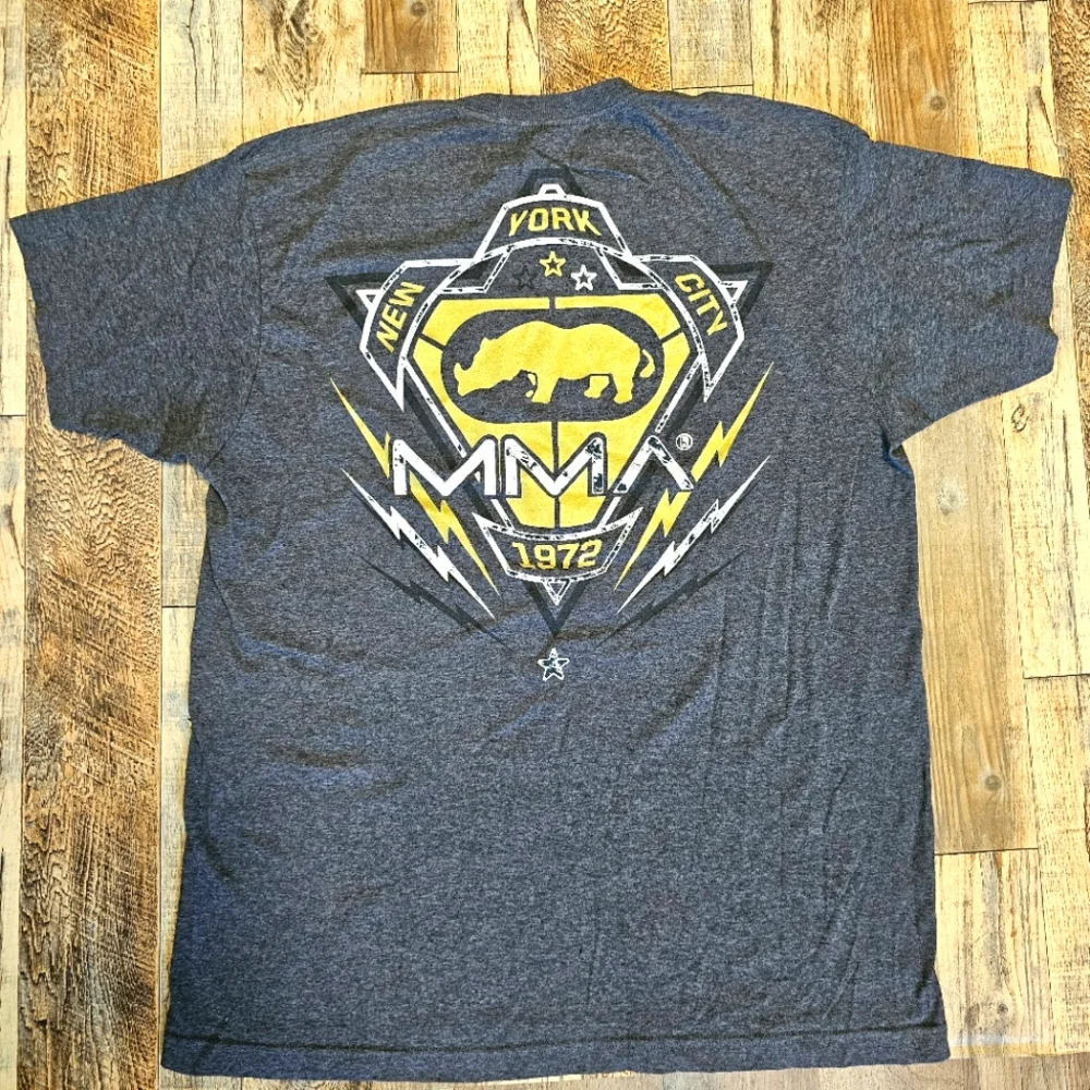Men's ECKO UNLTD UNLIMITED Dark Gray Tee Shirt Top Size L - Picture 2 of 7